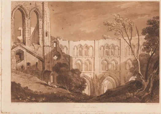 Rivaux Abbey, Yorkshire — J. M. W. Turner
