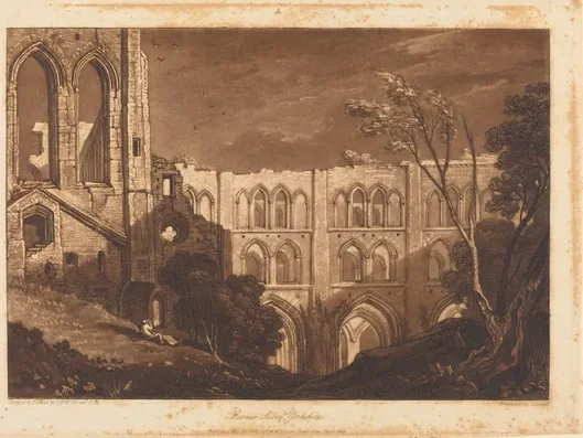 Rivaux Abbey — J. M. W. Turner