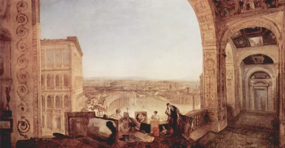 Rome vue du Vatican — J. M. W. Turner