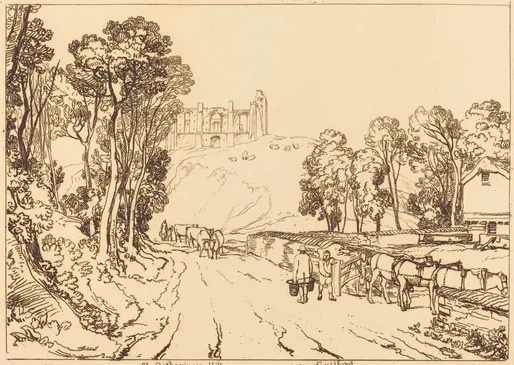 Saint Catherine's Hill Near Guilford — J. M. W. Turner