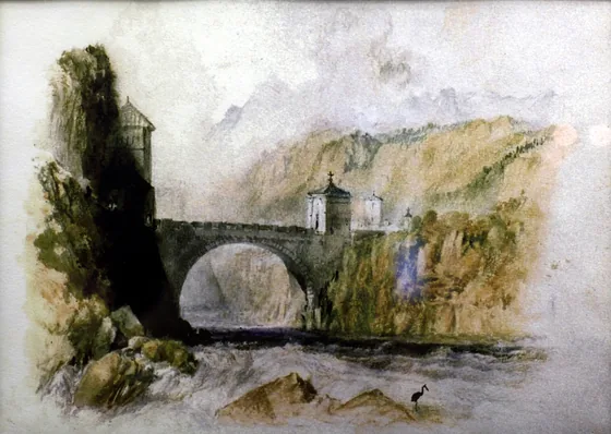 Saint-Maurice bridge — J. M. W. Turner