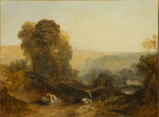 Scène dans le Derbyshire — J. M. W. Turner