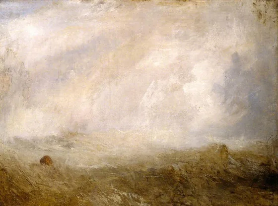 Seascape with Buoy — J. M. W. Turner