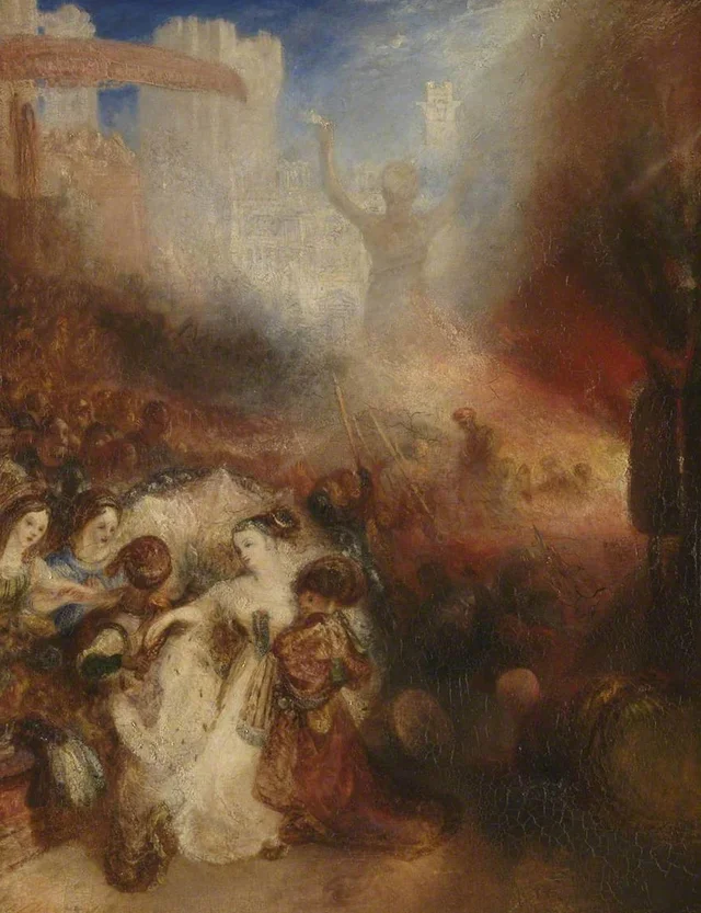 Shadrach, Meshach and Abednego in the Burning Fiery Furnace, J. M. W. Turner