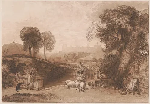 Sheep-Washing, Windsor — J. M. W. Turner