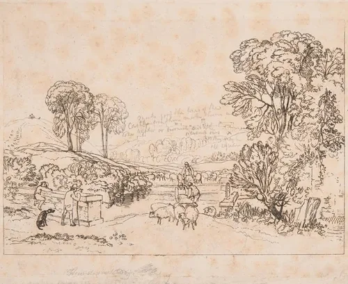 Sheep-Washing, Windsor — J. M. W. Turner