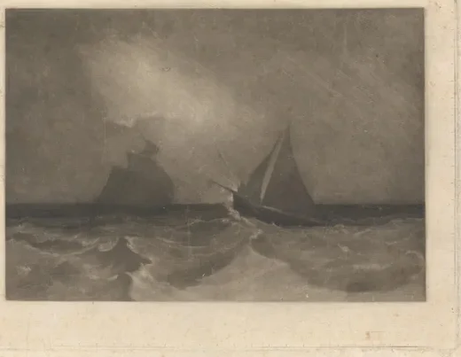 Ship and Cutter — J. M. W. Turner