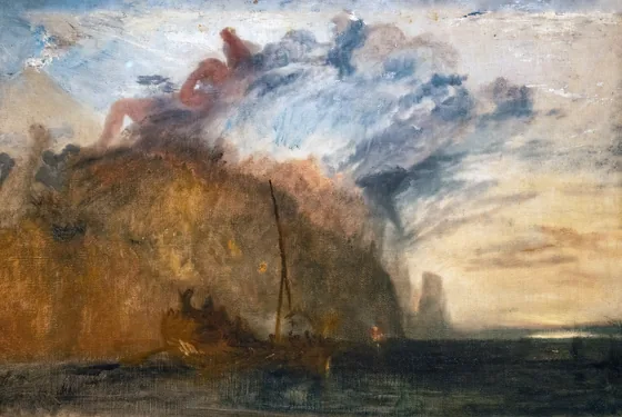 Sketch for ‘Ulysses Deriding Polyphemus’ — J. M. W. Turner
