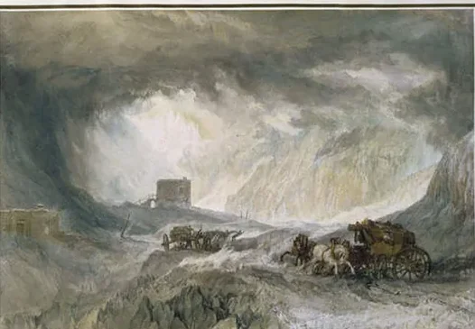 Snowstorm, Mont Cenis — J. M. W. Turner