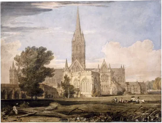 South View of Salisbury Cathedral — J. M. W. Turner