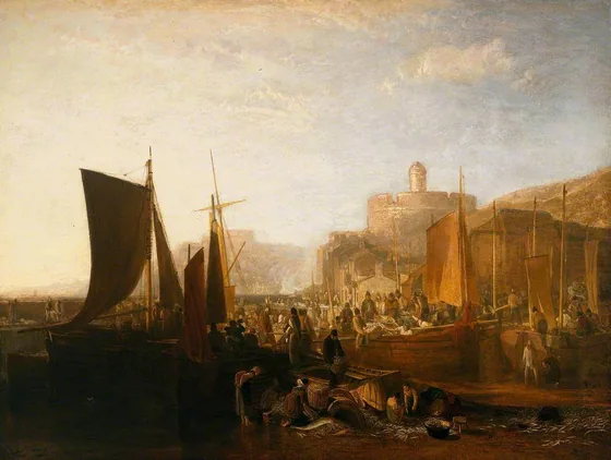 St Mawes at the Pilchard Season — J. M. W. Turner