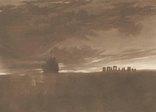 Stonehenge ao raiar do dia