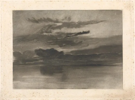 Study of Sea and Sky — J. M. W. Turner