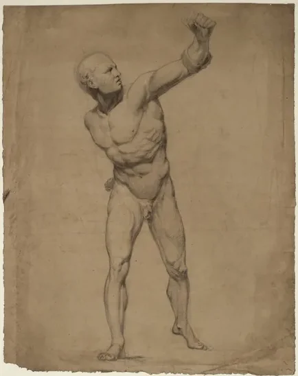 Study of the Fighting Gladiator — J. M. W. Turner