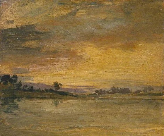 Sunset on the River — J. M. W. Turner