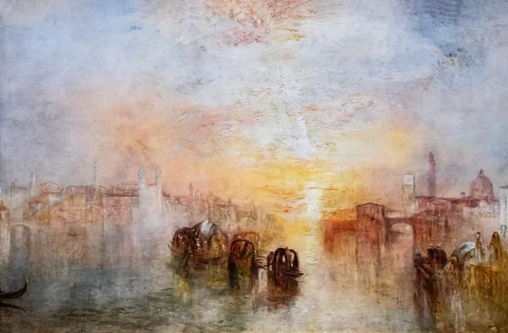 Sur le chemin du bal (San Martino) — J. M. W. Turner