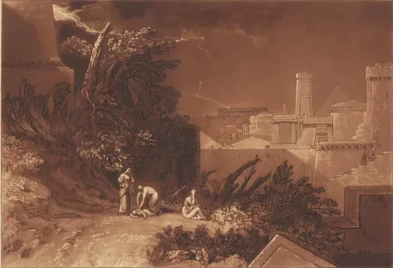 Tenth Plague of Egypt — J. M. W. Turner