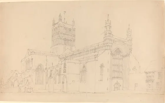 Tewkesbury Abbey — J. M. W. Turner