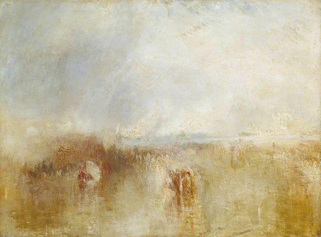 A chegada de Luís Filipe ao Royal Clarence Yard, Gosport, em 8 de outubro de 1844, J. M. W. Turner