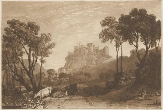 The Castle above the Meadows — J. M. W. Turner
