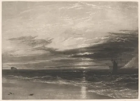 The Evening Gun — J. M. W. Turner