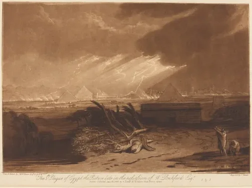 The Fifth Plague of Egypt — J. M. W. Turner