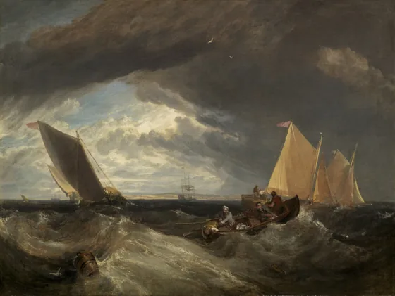 The Junction of the Thames and the Medway — J. M. W. Turner