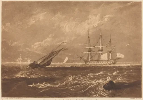 The Leader Sea Piece — J. M. W. Turner