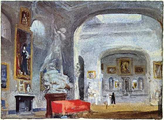 The North Gallery, Petworth House, Sussex — J. M. W. Turner