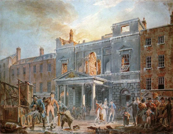 The Pantheon, the Morning after the Fire — J. M. W. Turner