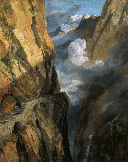 The Pass of Saint Gotthard, Switzerland — J. M. W. Turner