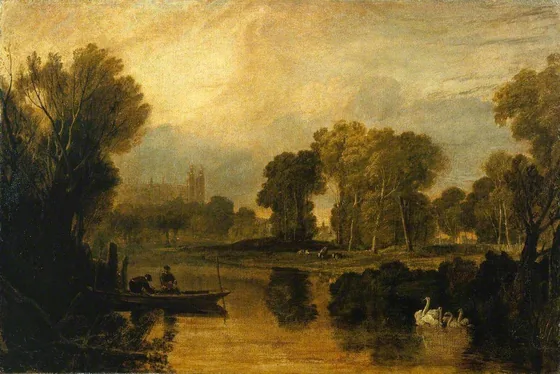 The Thames at Eton — J. M. W. Turner