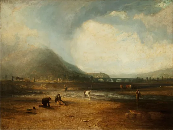 The Trout Stream — J. M. W. Turner