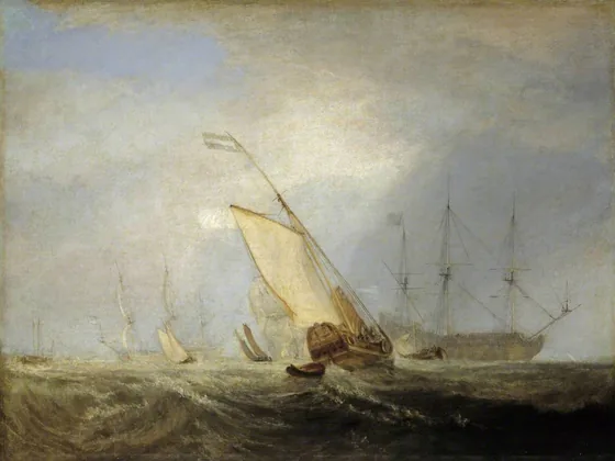 Van Tromp Returning after the Battle off the Dogger Bank — J. M. W. Turner