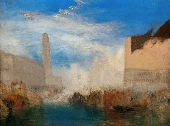 Venice, the Piazzetta with the Ceremony of the Doge Marrying the Sea — J. M. W. Turner