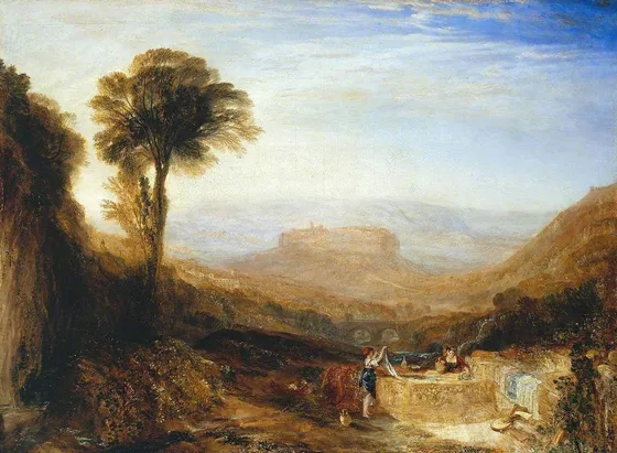 View of Orvieto, Painted in Rome — J. M. W. Turner