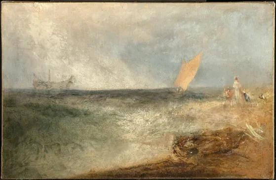 View off Margate, Evening — J. M. W. Turner