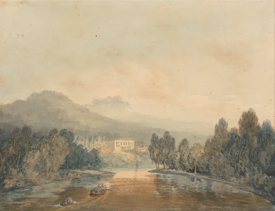 Villa Salviati on the Arno — J. M. W. Turner