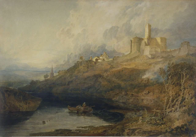 El castillo de Warkworth, Northumberland