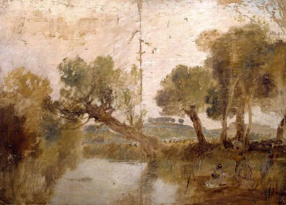 Washing Sheep — J. M. W. Turner