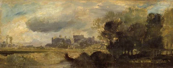 Windsor Castle from the Meadows — J. M. W. Turner