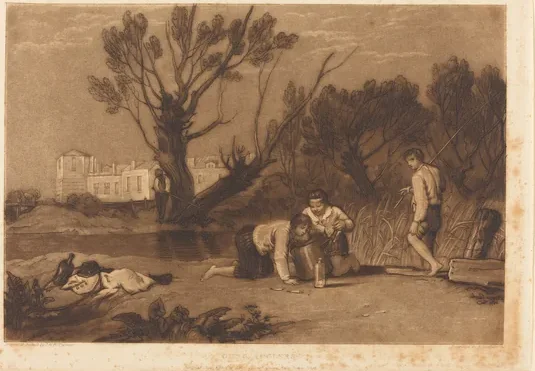 Young Anglers — J. M. W. Turner