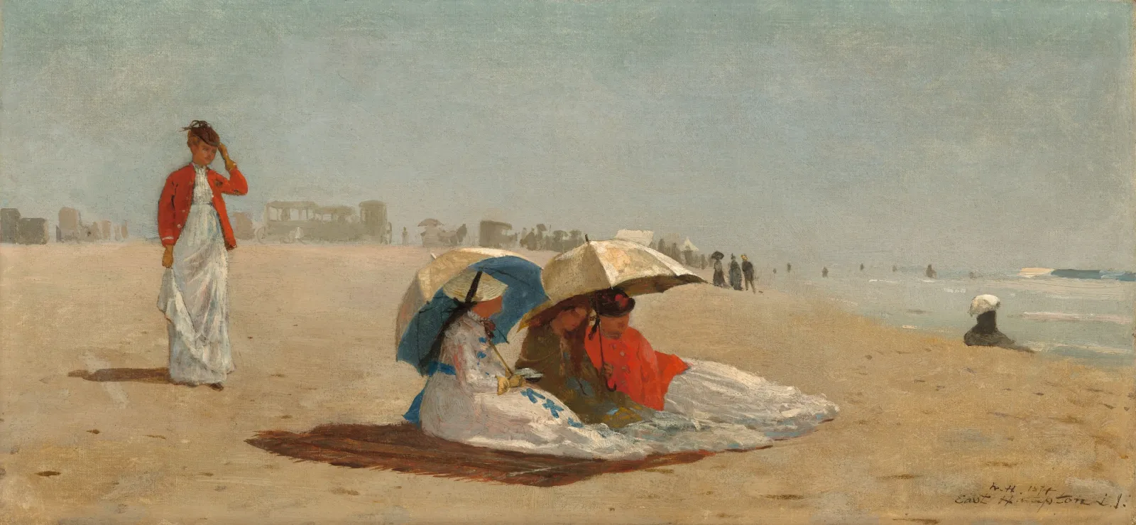 La playa de East Hampton, Long Island, Winslow Homer