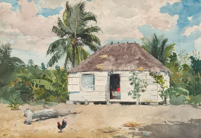 Cabana nativa em Nassau