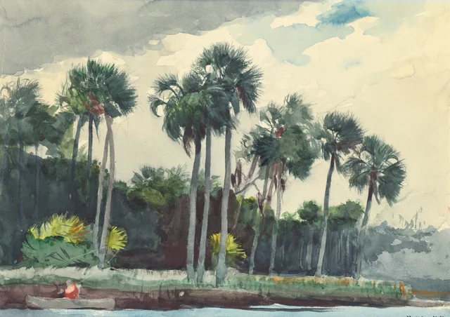 Red Shirt, Homosassa, Florida, Winslow Homer