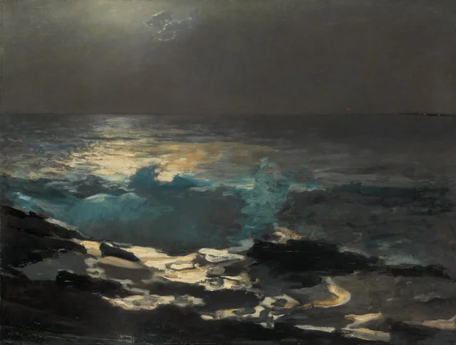 Moonlight, Wood Island Light