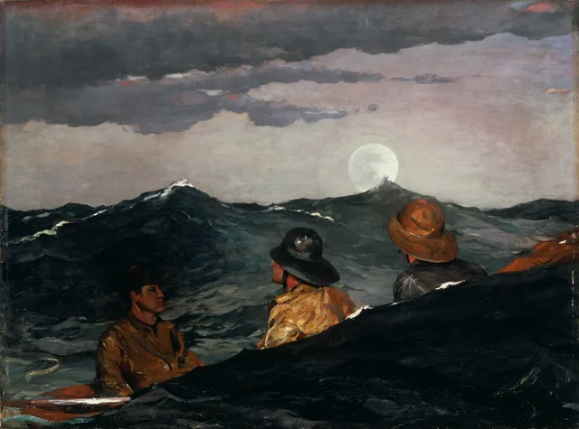 Kissing the Moon, Winslow Homer