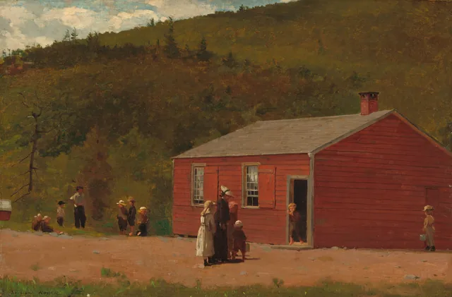 La hora de la escuela, Winslow Homer