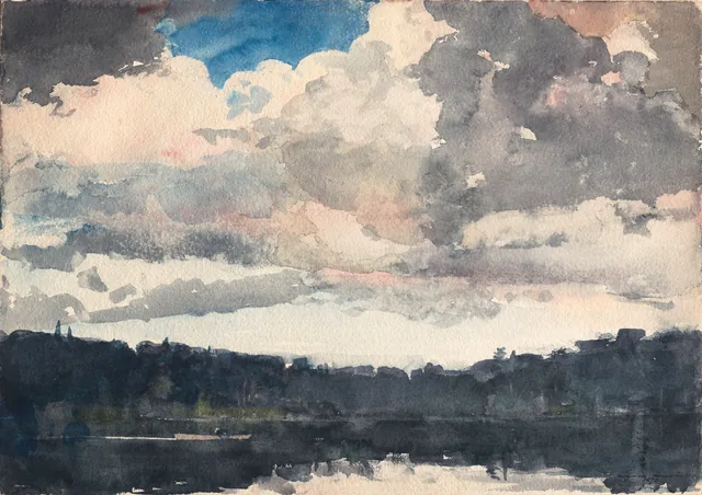 The Lone Boat, North Woods Club, Adirondacks