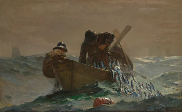 La red de arenques, Winslow Homer